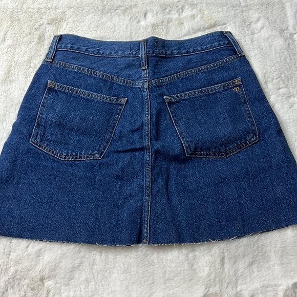 NWT Madewell Size 28 McCaren Cutout Denim Skirt - Picture 10 of 11